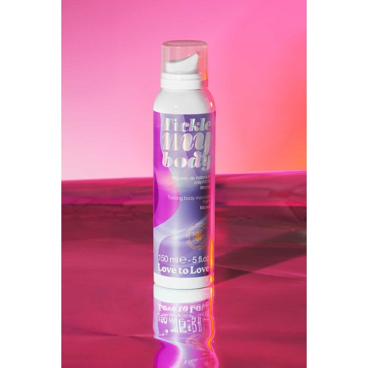 Mousse massage crépitante - monoï