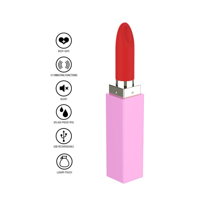 Mini vibro rouge à lèvres Sealed With A Kiss - Xocoon