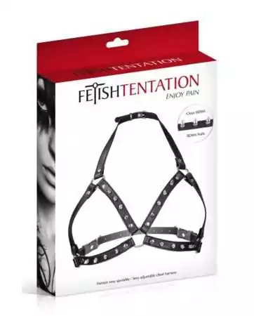 Chest harness with decorative spikes - CC570409