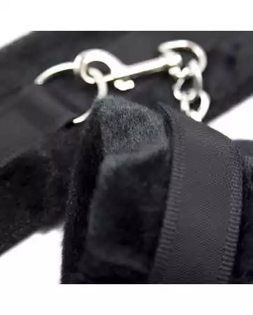 Adjustable black handcuffs - 252420061