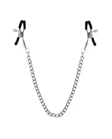 Nipple clamps chain 45cm with protective tips - CC570046
