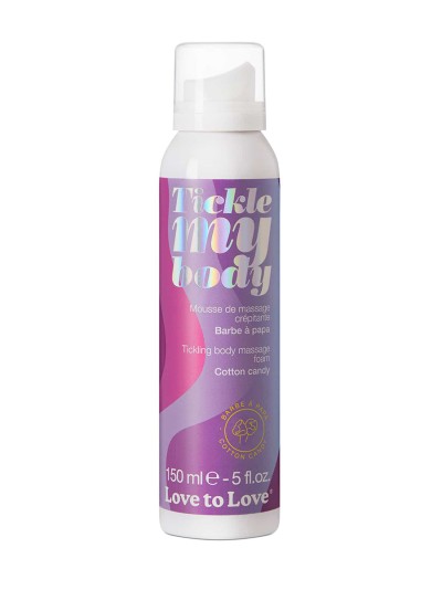 Mousse massage crépitante - barbe à papa