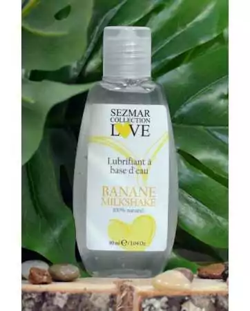 Water-based lubricant 100% natural Banana Milkshake 90 ml - SEZ083