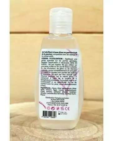 Water-based lubricant 100% natural Passion Fruit 90ml - SEZ078