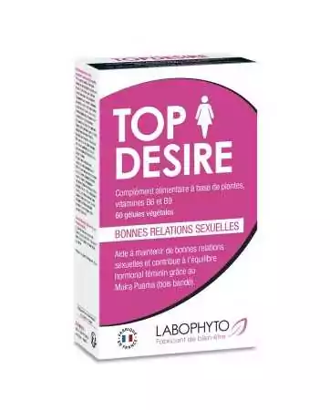 Top Desire Libido è un integratore di libido femminile composto da 60 capsule - LAB11
