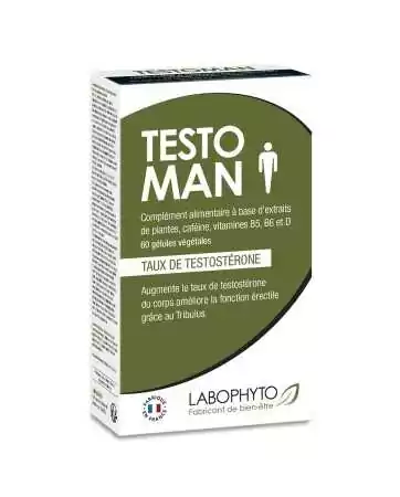Testoman erhöht den Testosteronspiegel um 60 Kapseln - LAB17.