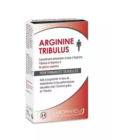 Arginina Tribulus desempenho sexual 60 cápsulas - LAB19
