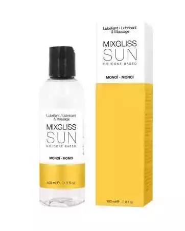 2 em 1 Lubrificante e óleo de massagem de silicone Mixgliss Sun Monoï 100 ML - MG2212