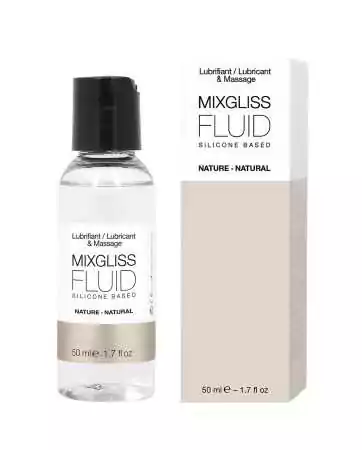 Lubrificante Mixgliss Fluid nature silicone sem perfume 50 ML - MG2001