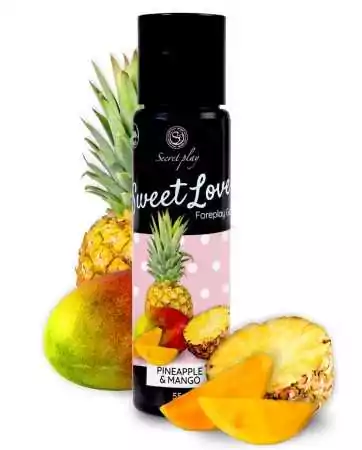 2 in 1 Pineapple and Mango Massage Gel and Lubricant - 100% edible - SP6843