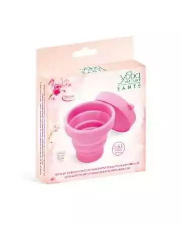 Caixa de esterilização Rosa dobrável Yoba Nature - CC526005