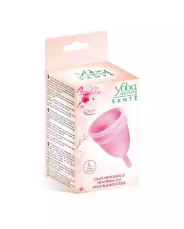 Copo menstrual rosa tamanho L Yoba Nature - CC5260042050