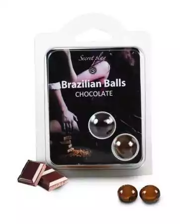 Palline da massaggio brasiliane al cioccolato - BZ3857