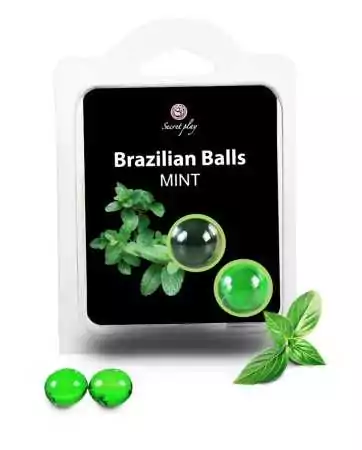 Bolas de massagem brasileiras de hortelã - BZ3858