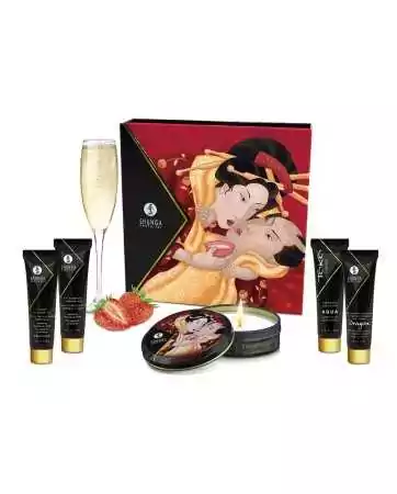 Geisha-Geschenkset mit prickelndem Erdbeerwein - CC818002