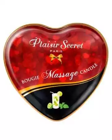 Vela de massagem mini mojito caixa coração 35ml - CC826066