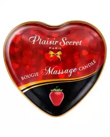 Vela de massagem mini morango caixa coração 35ml - CC826064
