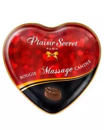 Kleine Massagekerze in Herzschachtel, Schokoladenduft, 35ml - CC826061