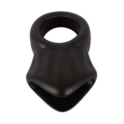 Cock Ring avec Ball Stretcher liquid silicone - Erecto 