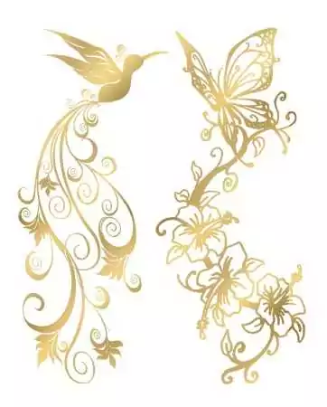 Temporary tattoo - Gold effect - TAGold 6