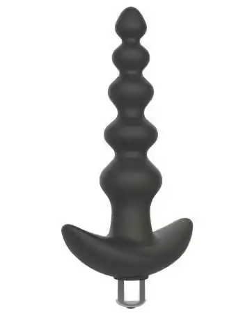 Plug anal vibrant noir en silicone - WS-NV529