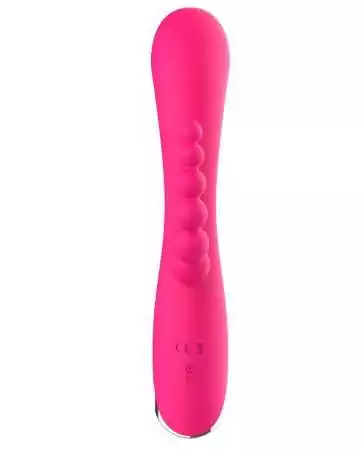 Massageador vibratório tripla estimulação muito potente rosa USB - WS-NV062PNK