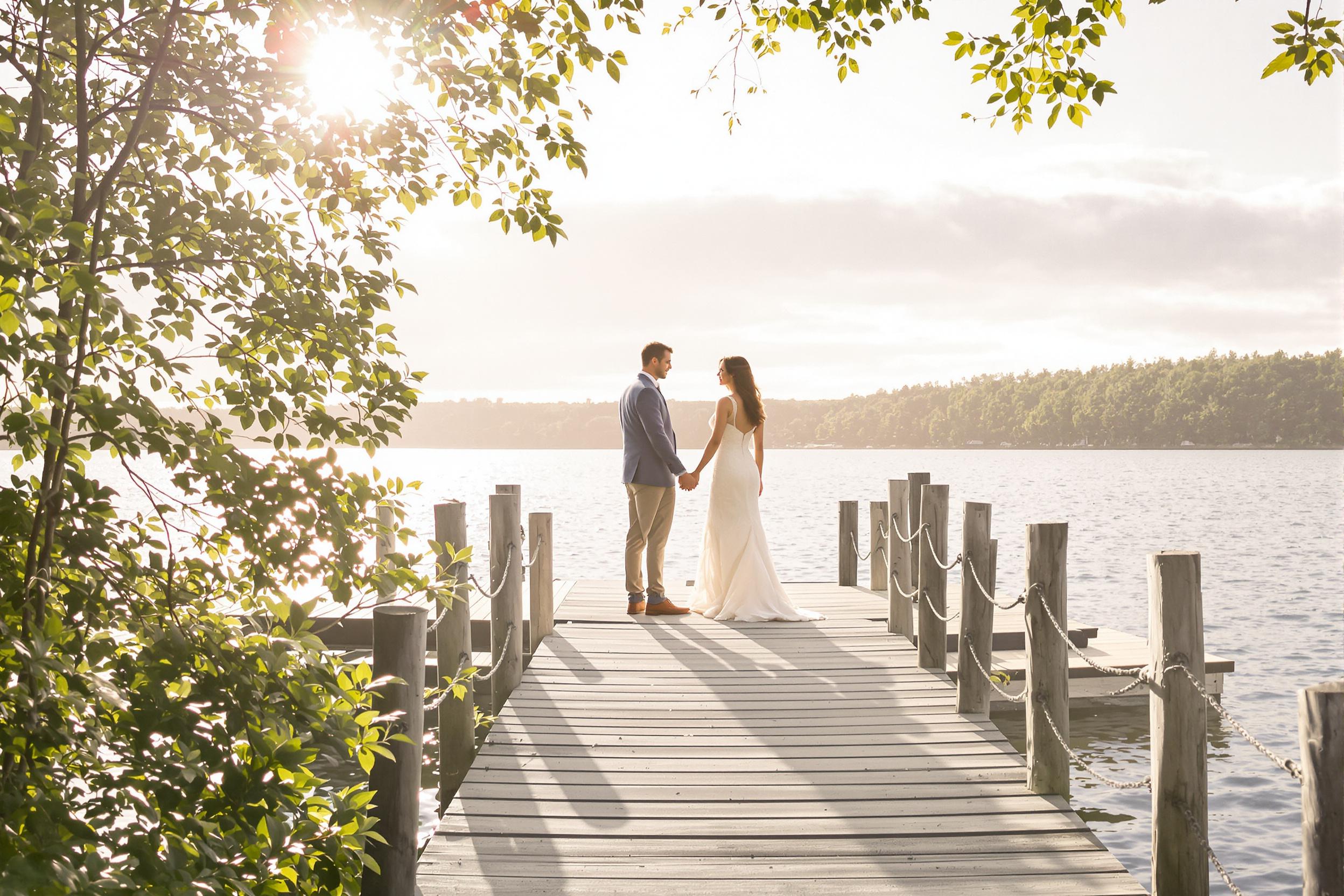 Un couple profitant d'une escapade romantique en plein air