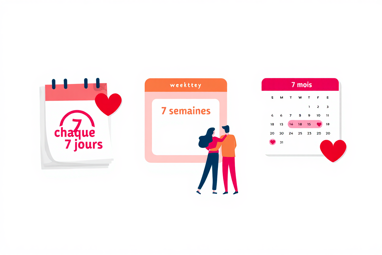La règle des 7-7-7 pour les couples : faire durer son couple