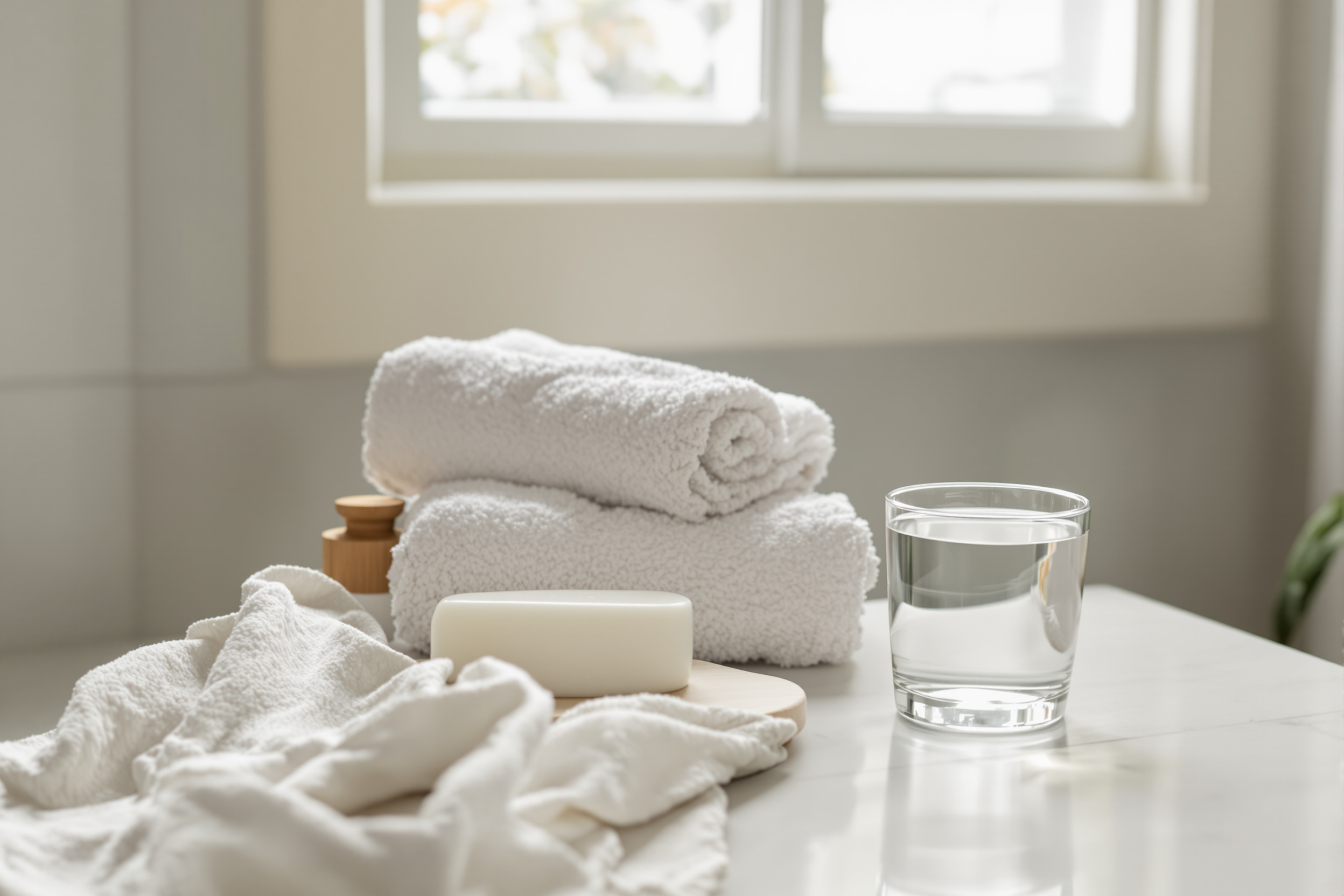 Routine d'hygiène et de soins intimes