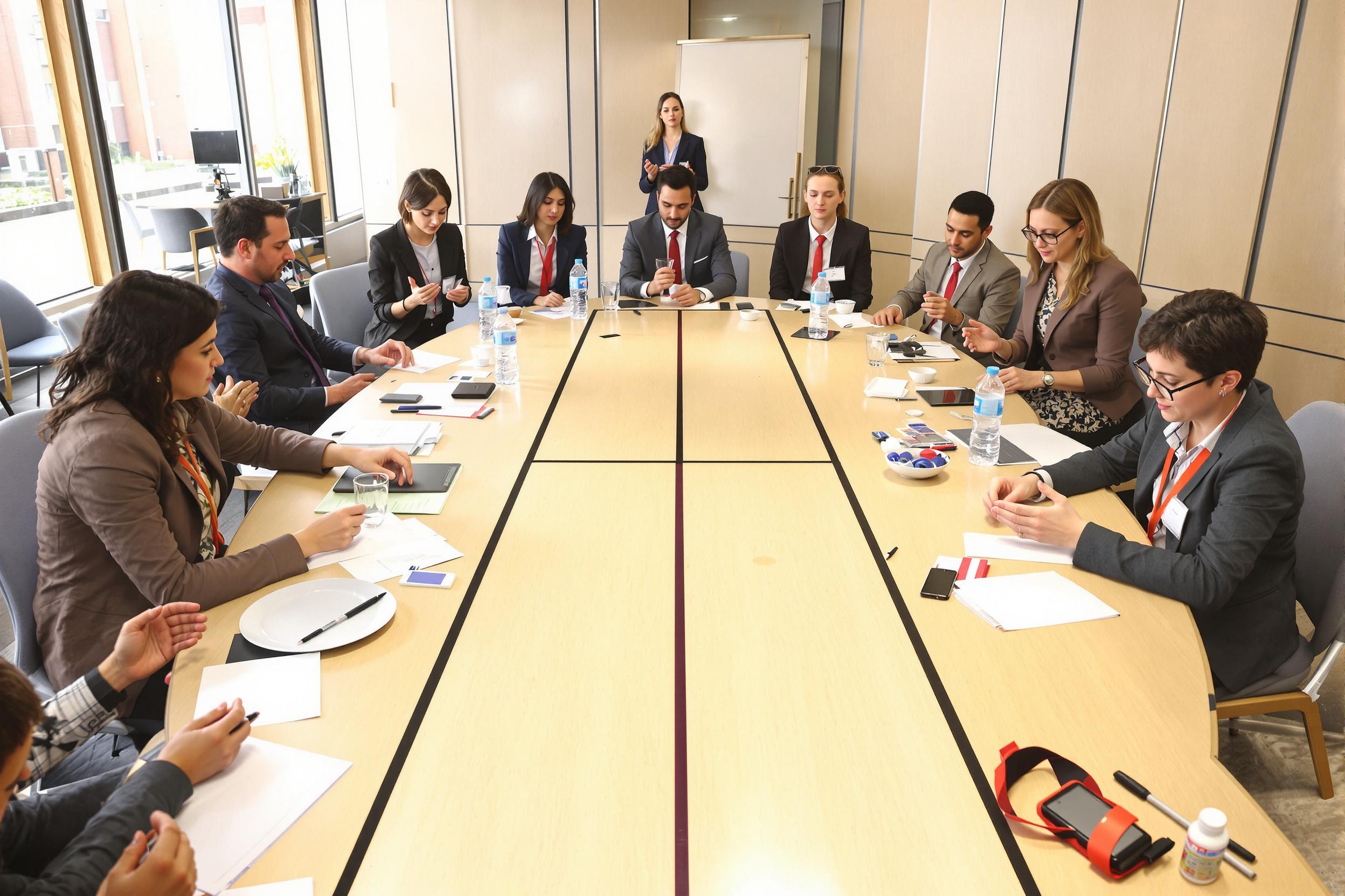 Défi glaçons glisse réunion icebreaker